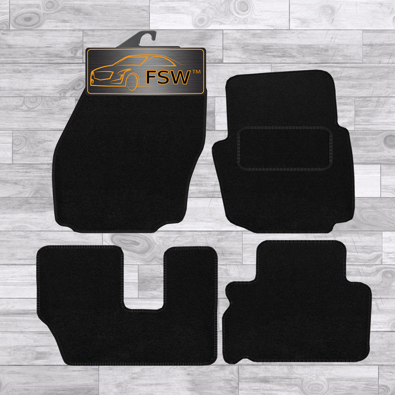 Ford S Max 2006-2010 7 Seat Version Fully Tailored Classic Car Floor Mats Black