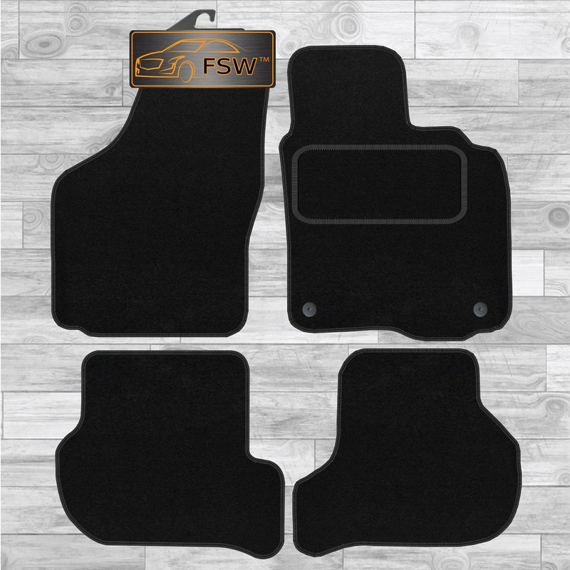 Skoda Octavia Scout 2007-On Fully Tailored Classic Car Floor Mats Black