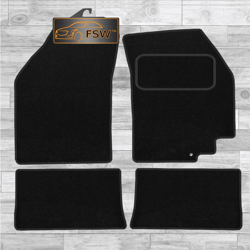 Suzuki Alto 2009-On Fully Tailored Classic Car Floor Mats Black Suzuki Alto 2009-On Fully Tailored Classic Car Floor Mats Black