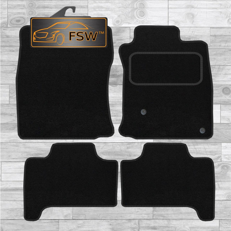 Toyota Land Cruiser 2003-2009 Fully Tailored Classic Car Floor Mats Black Toyota Land Cruiser 2003-2009 Fully Tailored Classic Car Floor Mats Black