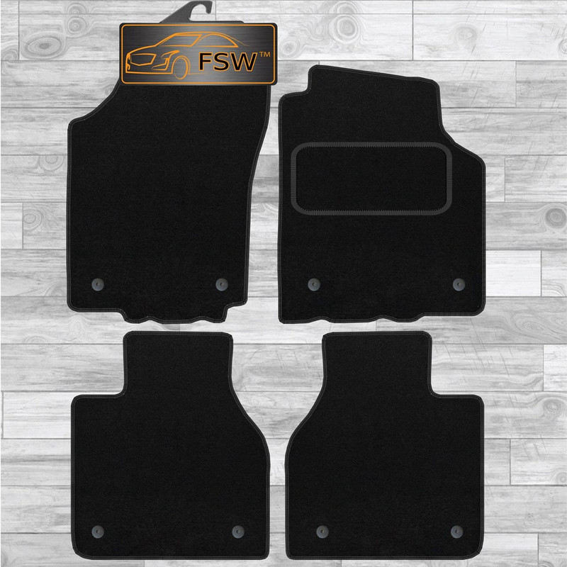 Vw Pheaton 2003-On Lwb Fully Tailored Classic Car Floor Mats Black