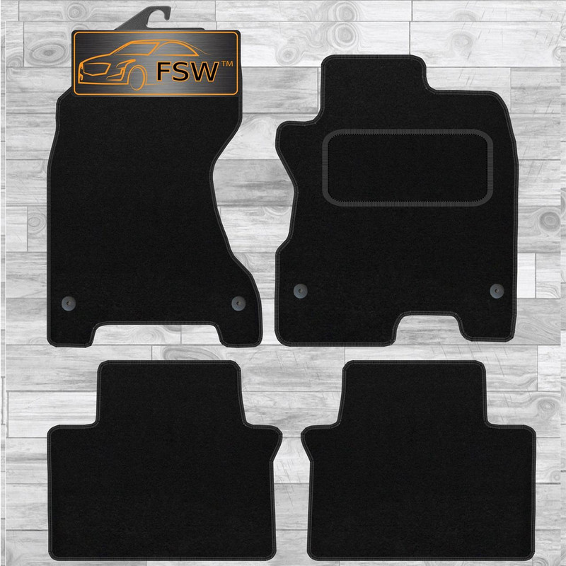 Renault Koleos 2008-On Fully Tailored Classic Car Floor Mats Black Renault Koleos 2008-On Fully Tailored Classic Car Floor Mats Black