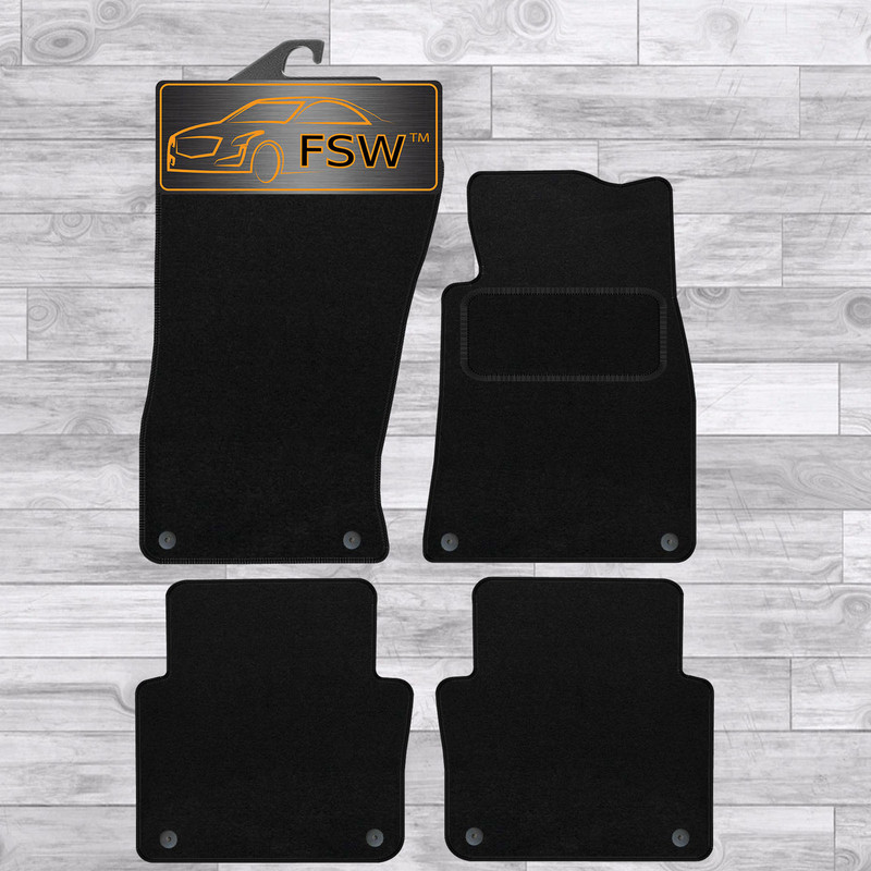 Audi A8 Quattro 2003-2011 Fully Tailored Classic Car Floor Mats Black Audi A8 Quattro 2003-2011 Fully Tailored Classic Car Floor Mats Black