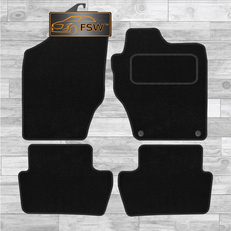 Citroen C4 And Ds4 2011-On Fully Tailored Classic Car Floor Mats Black