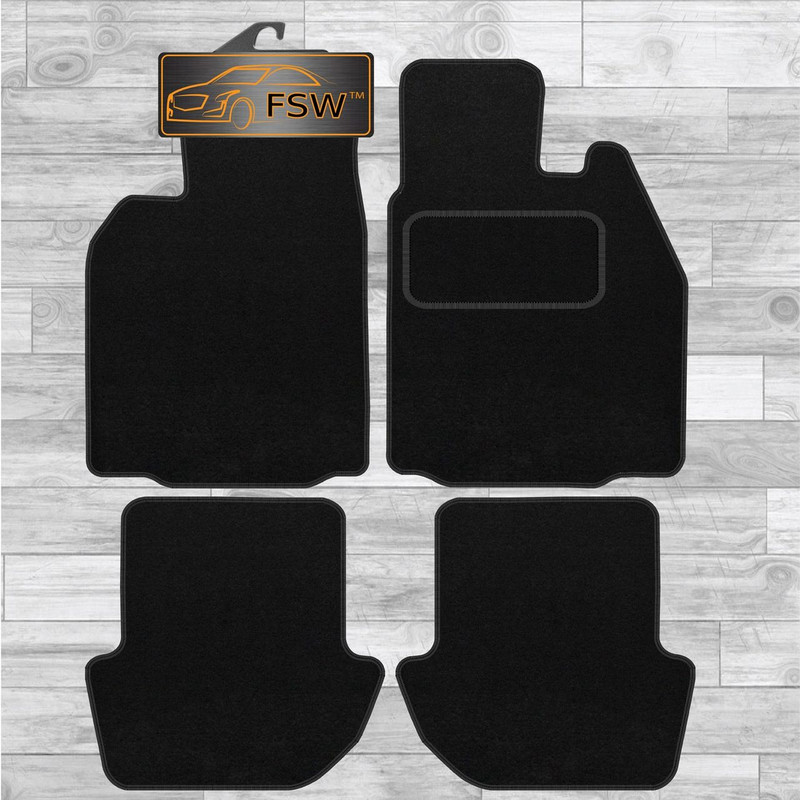 Porsche 911 997 Model 2004-On Fully Tailored Classic Car Floor Mats Black