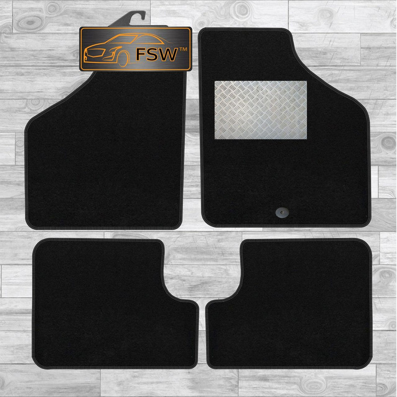 Rover Mini With Metal H/Pad 88-01 Fully Tailored Classic Car Floor Mats Black Rover Mini With Metal H/Pad 88-01 Fully Tailored Classic Car Floor Mats Black
