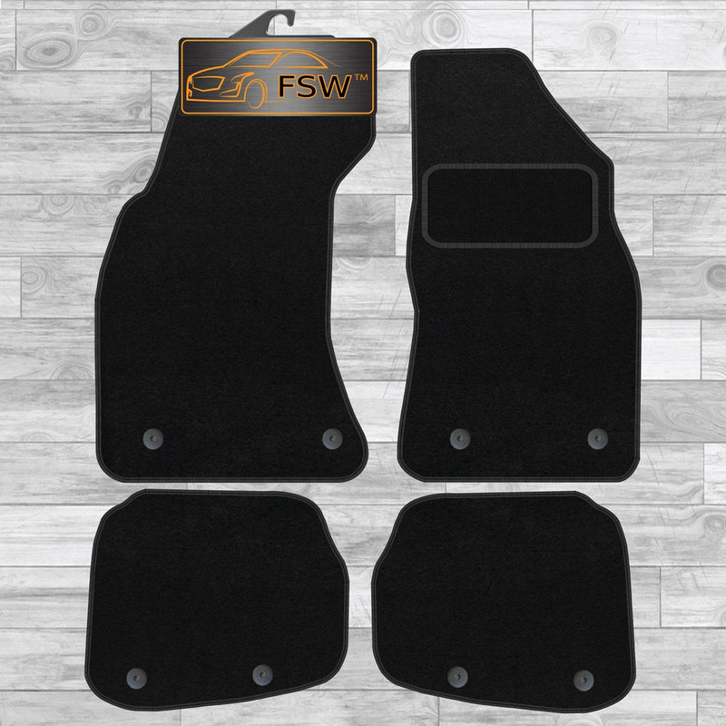 Audi A4 Avant 1995-2001 Fully Tailored Classic Car Floor Mats 4Pc 8 Clip