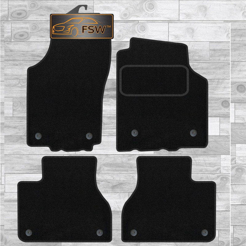 Vw Pheaton 2003-On Swb Fully Tailored Classic Car Floor Mats Black