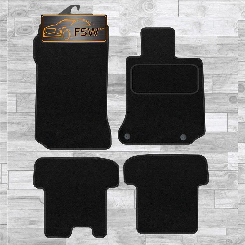 Mercedes E Class Coupe 2009-2017 Man Fully Tailored Classic Car Floor Mats Black