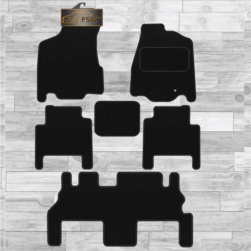 Chrysler Grand Voyager 2012-On Fully Tailored Classic Car Floor Mats Black