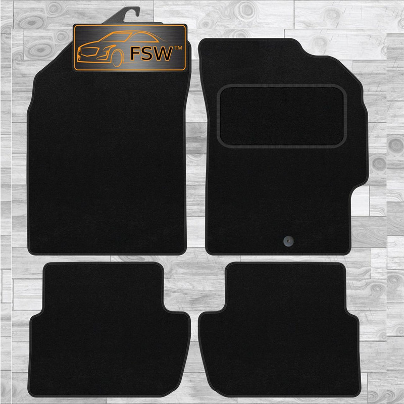 Chevrolet Spark 2010-2013 Fully Tailored Classic Car Floor Mats Black