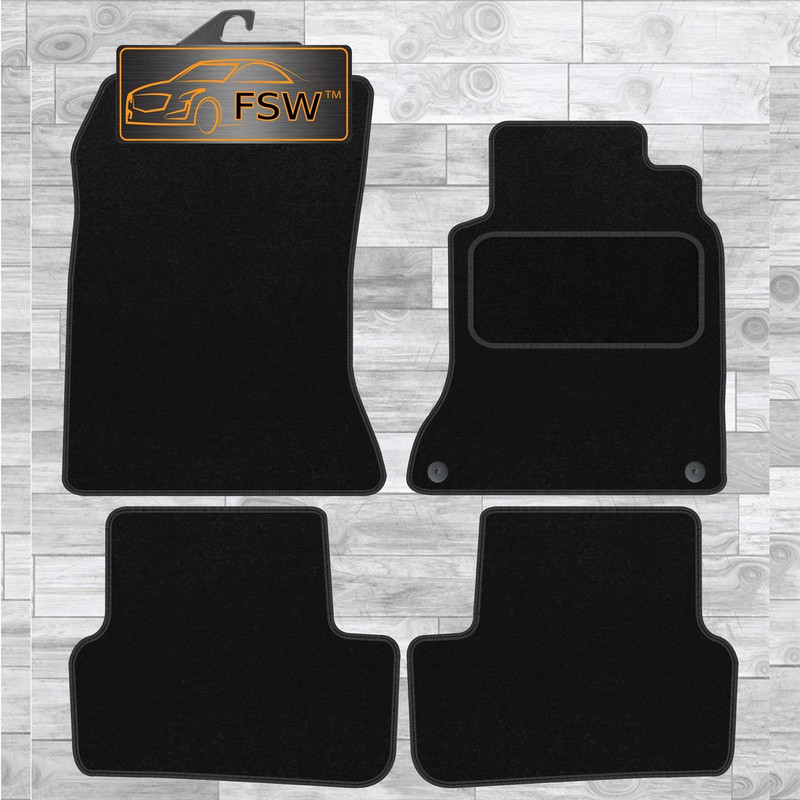Mercedes B Class 2012-On Fully Tailored Classic Car Floor Mats Black