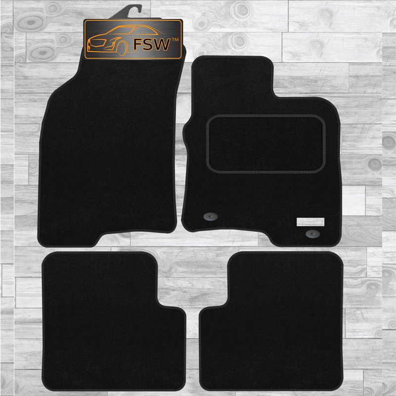 Fiat Panda 2012-2015 Fully Tailored Classic Car Floor Mats Black Fiat Panda 2012-2015 Fully Tailored Classic Car Floor Mats Black