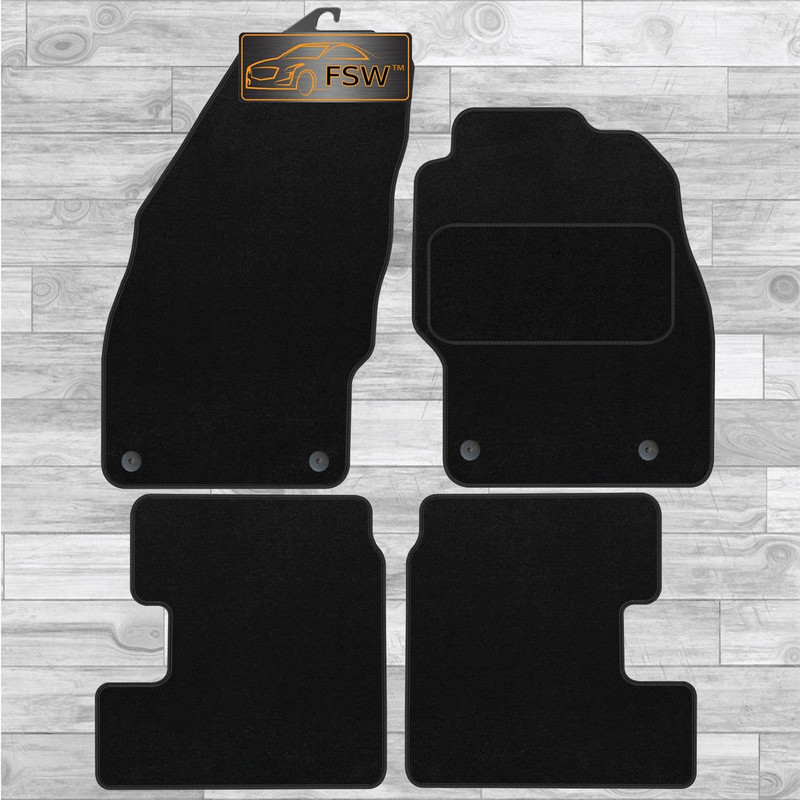 Vauxhall Adam 2013-On Fully Tailored Classic Car Floor Mats Black Vauxhall Adam 2013-On Fully Tailored Classic Car Floor Mats Black
