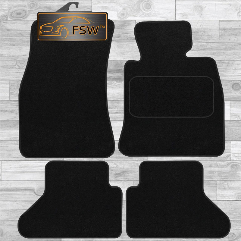Bmw 6 Series (E64) 2004-2012 Cab Fully Tailored Classic Car Floor Mats Black