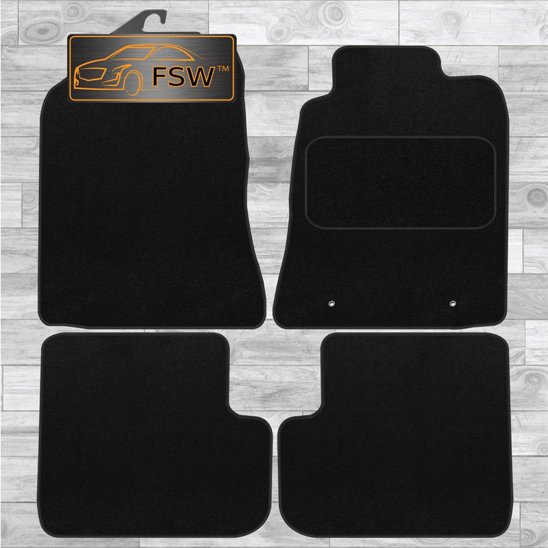 Toyota Corolla 2002-2006 With Fixing Fully Tailored Classic Car Floor Mats Black Toyota Corolla 2002-2006 With Fixing Fully Tailored Classic Car Floor Mats Black