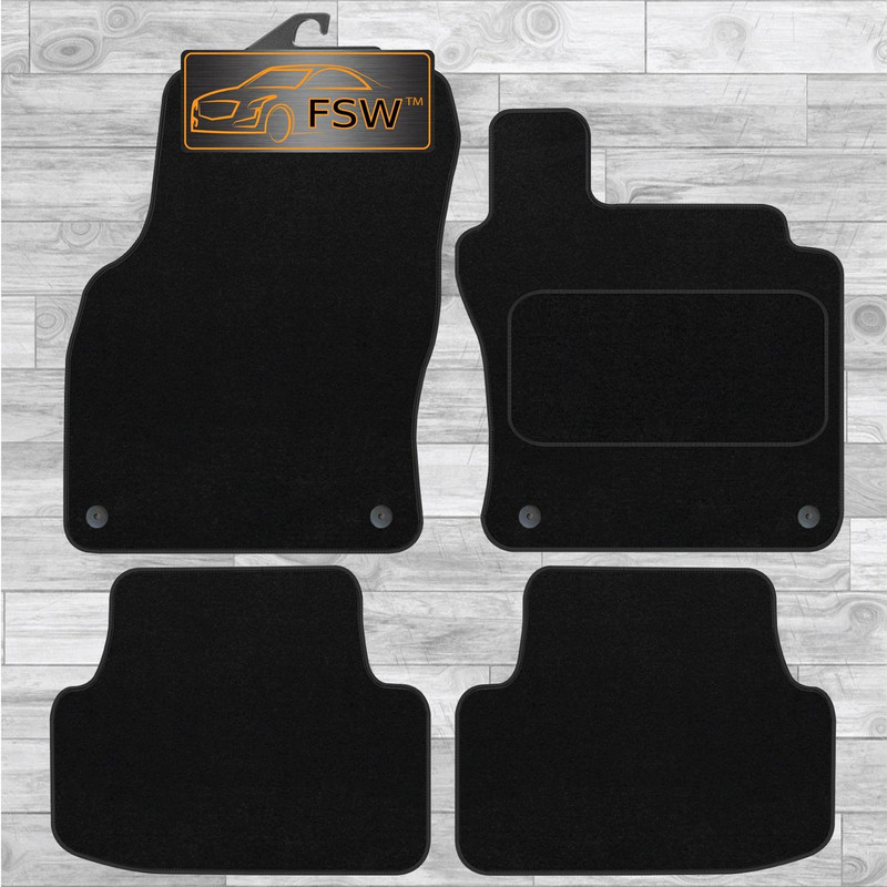 Vw Golf Mk 7 2013-On Fully Tailored Classic Car Floor Mats Black Vw Golf Mk 7 2013-On Fully Tailored Classic Car Floor Mats Black
