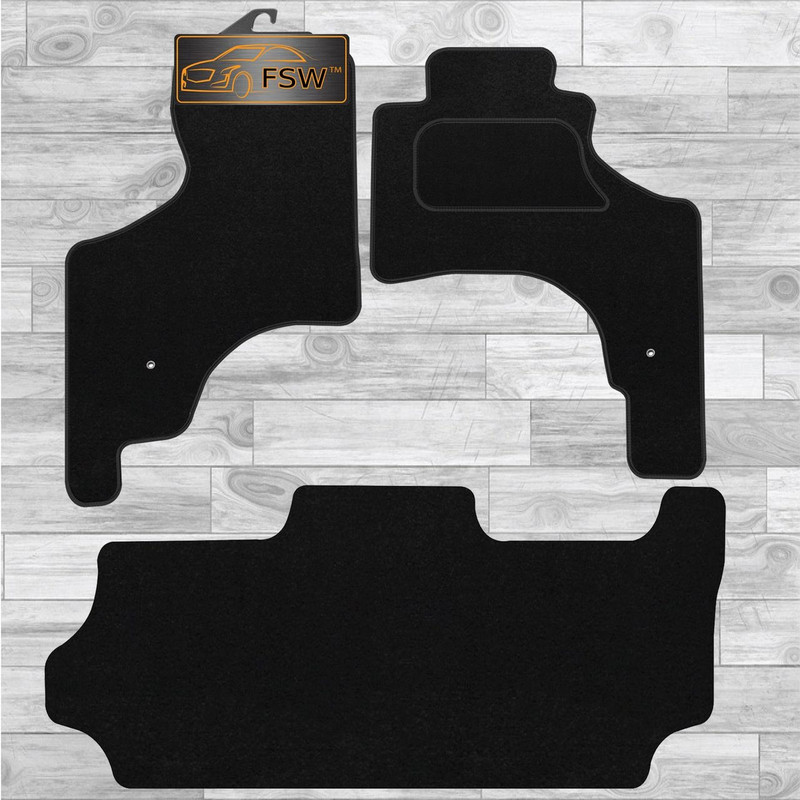 Toyota Estima Import First Gen 1990-99 Fully Tailored Classic Floor Mats Black