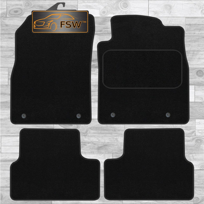 Vauxhall Cascada 2013-On Fully Tailored Classic Car Floor Mats Black Vauxhall Cascada 2013-On Fully Tailored Classic Car Floor Mats Black