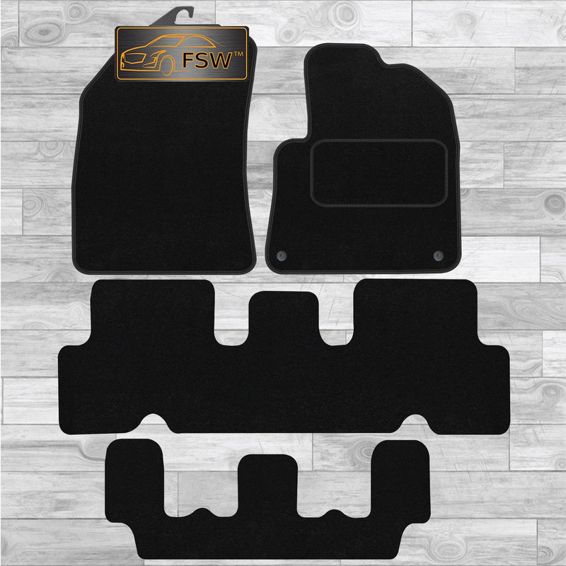 Citroen C4 Grand Picasso 2013-2015 Fully Tailored Classic Car Floor Mats Black