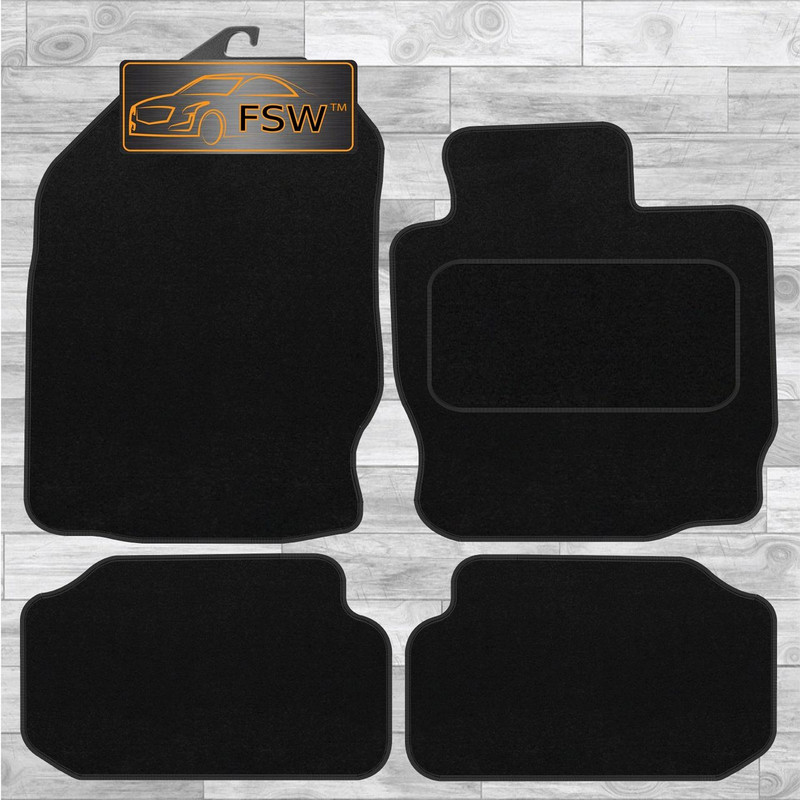 Mitsubishi Colt Czc Cab 04-09 Fully Tailored Classic Car Floor Mats Black