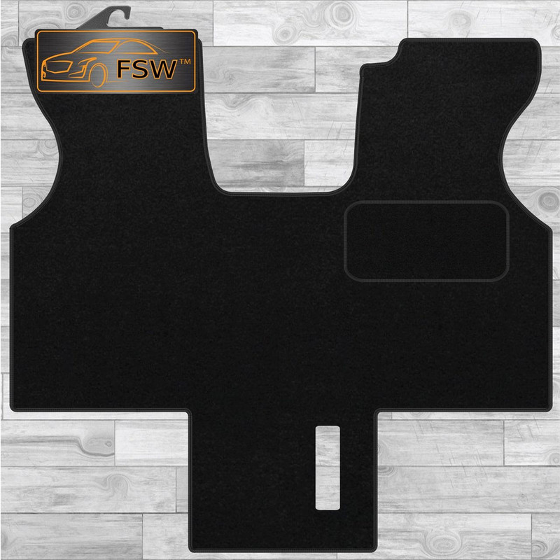 Vw T4 Full Front Fitted Fully Tailored Classic Car Floor Mats Black