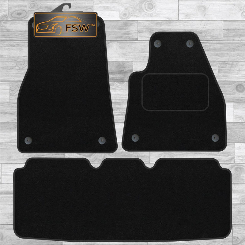 Tesla S Fully Tailored Classic Car Floor Mats Black