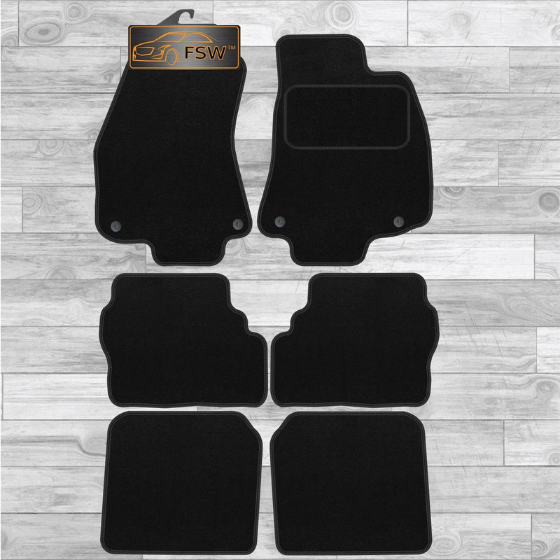 Vauxhall Zafira 1998-2005 6Pce Fully Tailored Classic Car Floor Mats Black