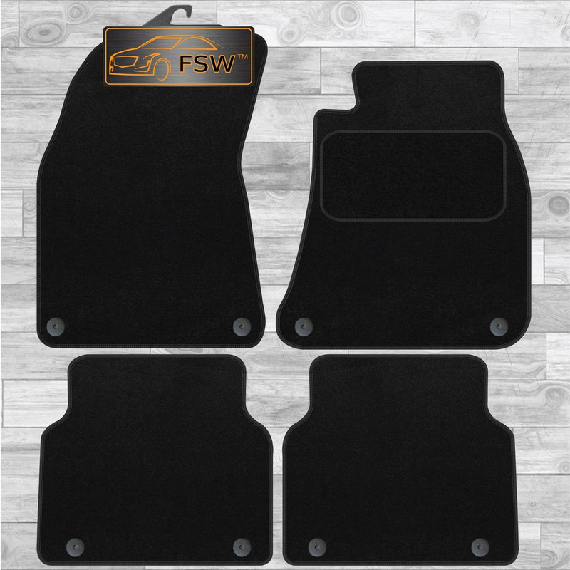 Audi A8 2010-On Fully Tailored Classic Car Floor Mats 4Pc 8 Clip Audi A8 2010-On Fully Tailored Classic Car Floor Mats 4Pc 8 Clip