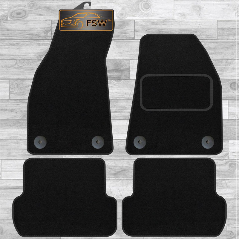 Audi A4 2002-2005 Fully Tailored Classic Car Floor Mats 4Pc 4 Clip Audi A4 2002-2005 Fully Tailored Classic Car Floor Mats 4Pc 4 Clip