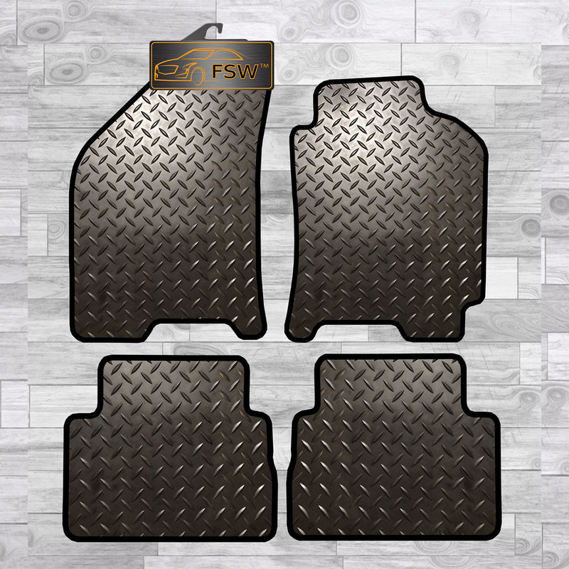 Chevrolet Lacetti 2004-On Fully Tailored 3MM Rubber Heavy Duty Car Floor Mats