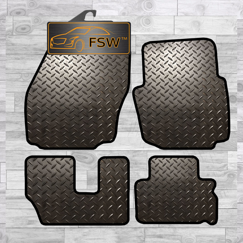 Ford S Max 2006-2010 7 Seat Fully Tailored 3MM Rubber Heavy Duty Car Floor Mats Ford S Max 2006-2010 7 Seat Fully Tailored 3MM Rubber Heavy Duty Car Floor Mats
