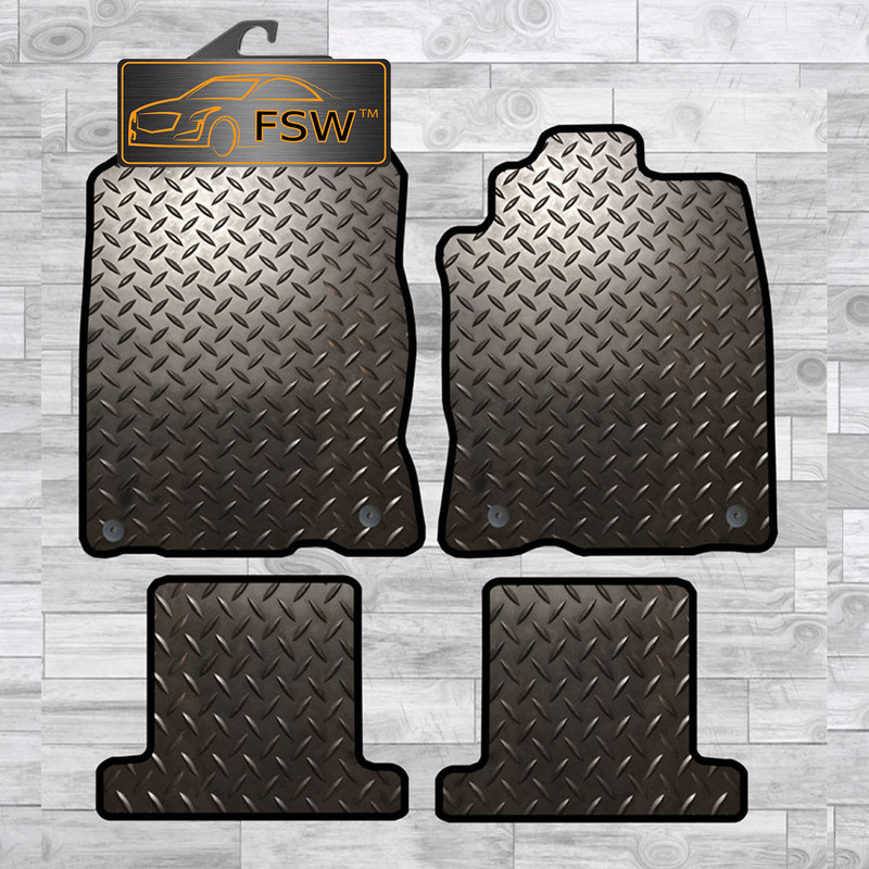 Honda Cr-Z 2010-On Fully Tailored 3MM Rubber Heavy Duty Car Floor Mats