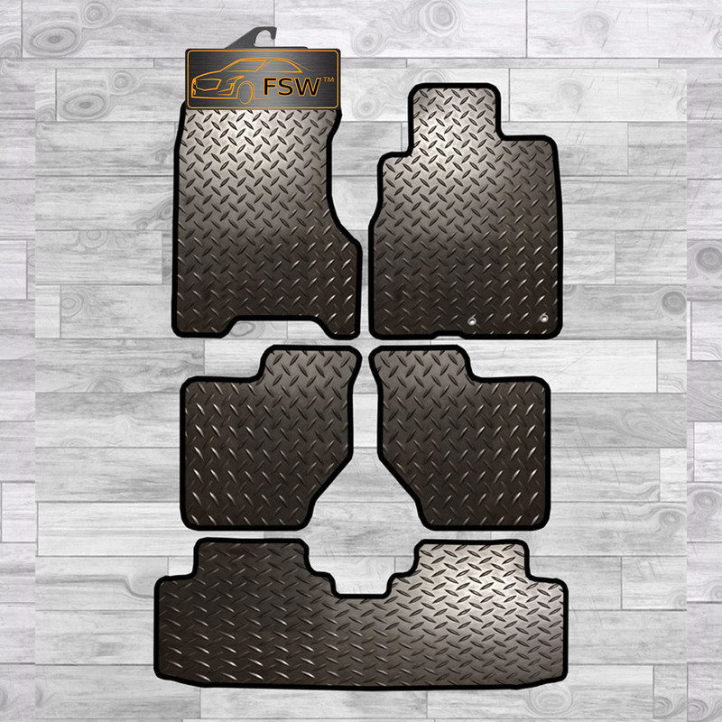 Honda Stream Fully Tailored 3MM Rubber Heavy Duty Car Floor Mats