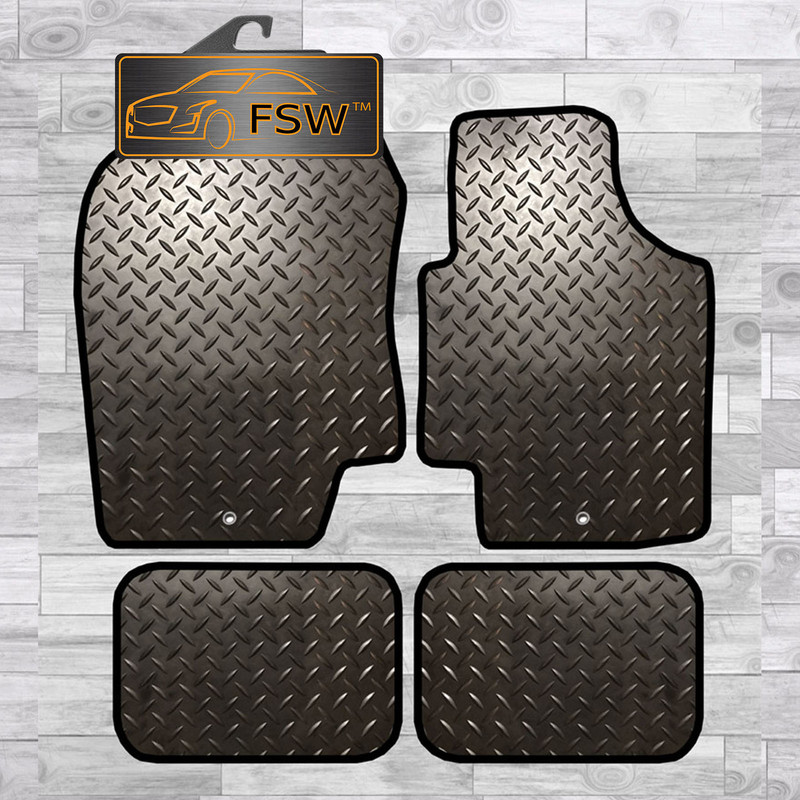 Hyundai I-20 1 Clip 2010-2014 Tailored 3MM Rubber Heavy Duty Car Floor Mats