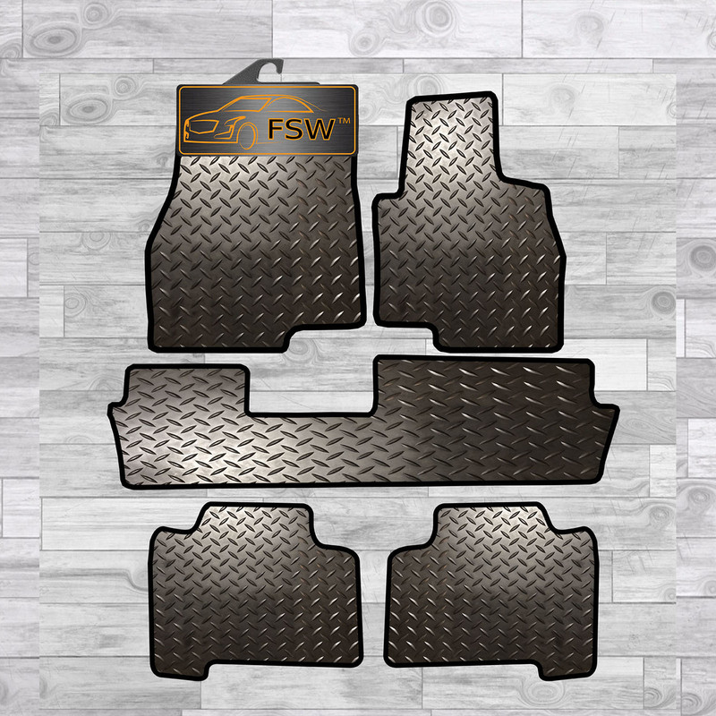 Mitsubishi Grandis 2004-On Fully Tailored 3MM Rubber Heavy Duty Car Floor Mats Mitsubishi Grandis 2004-On Fully Tailored 3MM Rubber Heavy Duty Car Floor Mats