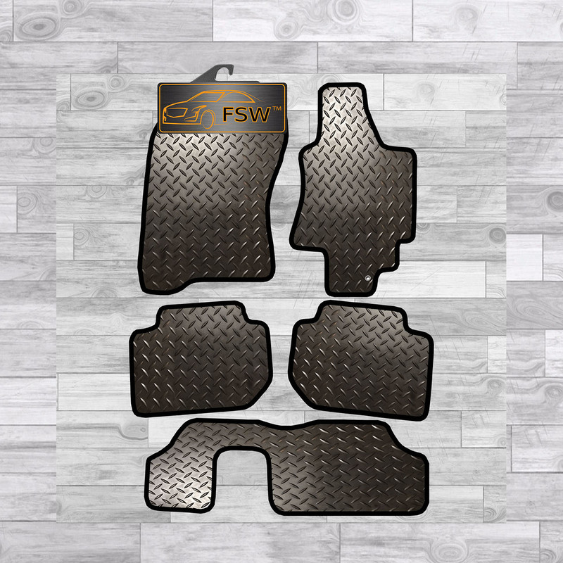 Fits Subaru Tribeca 7 Seat 07-On Fully Tailored 3MM Rubber Car Floor Mats