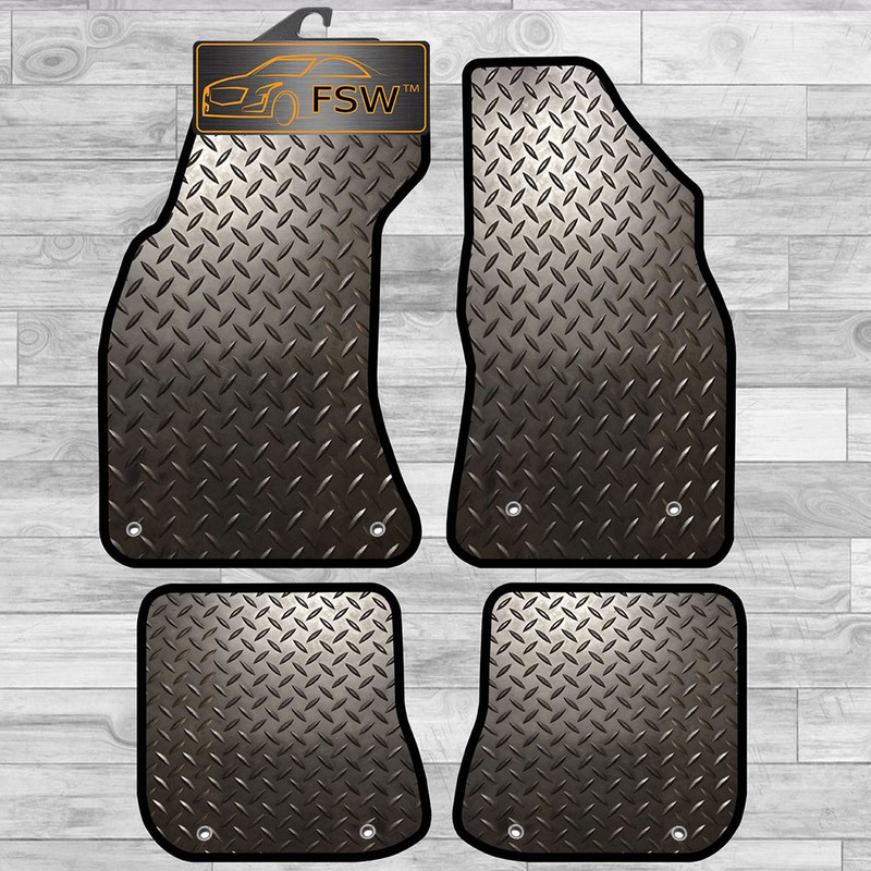 Audi S4 95-01 Fully Tailored 3MM Rubber Heavy Duty Car Floor Mats