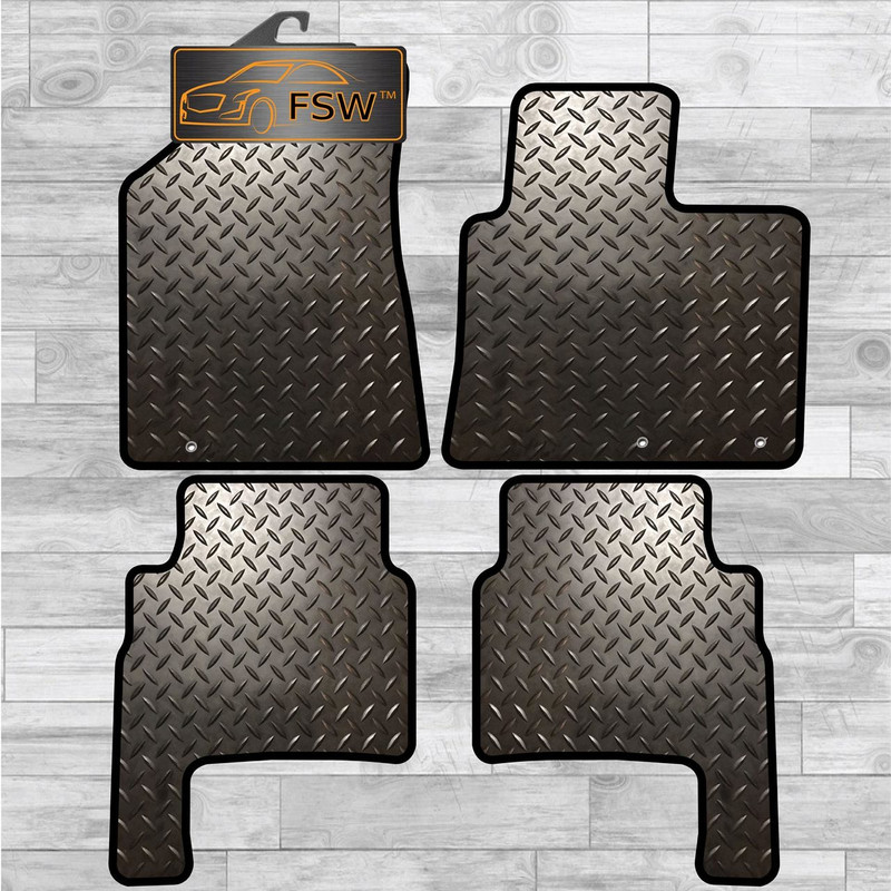 Kia Sorento 2010-2012 Fully Tailored 3MM Rubber Heavy Duty Car Floor Mats