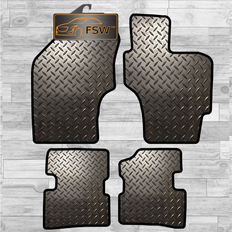 Kia Rio 2001- 2005 5Dr Auto Fully Tailored 3MM Rubber Heavy Duty Car Floor Mats