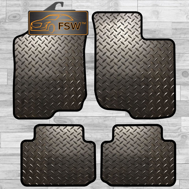 Kia Carens 07-12 Man 5 Seat Fully Tailored 3Mm Rubber Heavy Duty Car Floor Mats