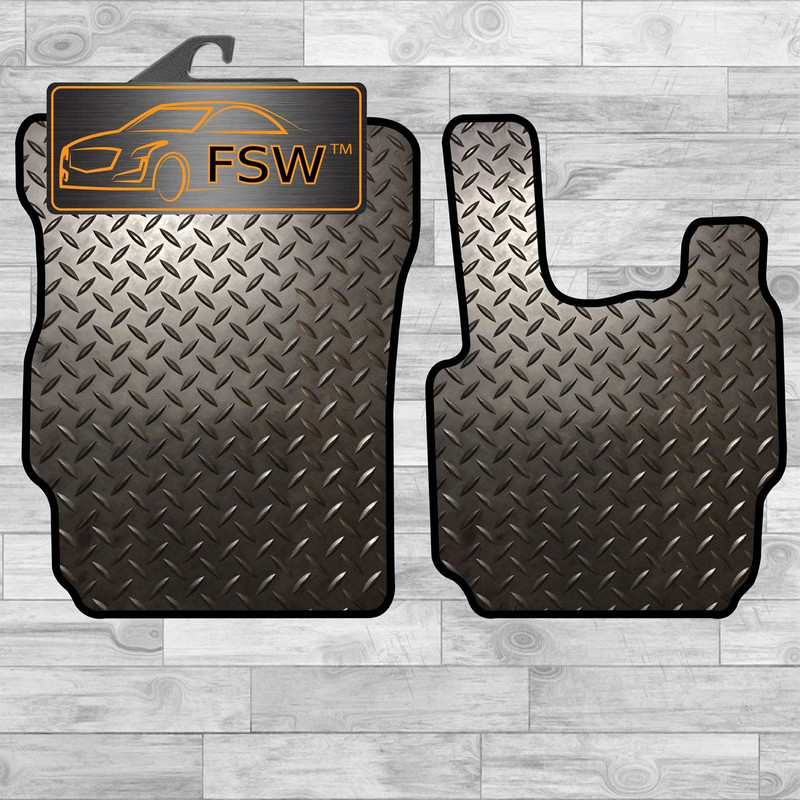 Daf Cf 2004-On Fully Tailored 3Mm Rubber Heavy Duty Car Floor Mats