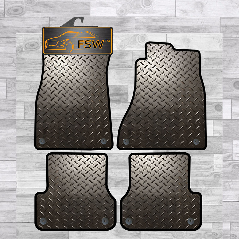 Audi A6 2011-On Fully Tailored 3Mm Rubber Heavy Duty Car Floor Mats Audi A6 2011-On Fully Tailored 3Mm Rubber Heavy Duty Car Floor Mats
