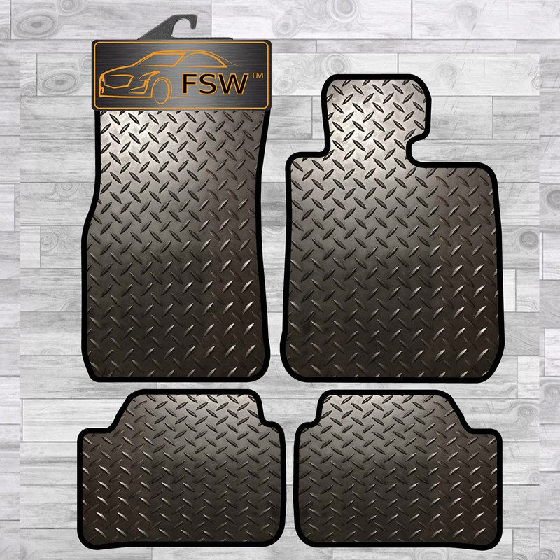 Bmw 1 Series Hatch F20 11-On Fully Tailored 3Mm Rubber Heavy Duty Car Floor Mats