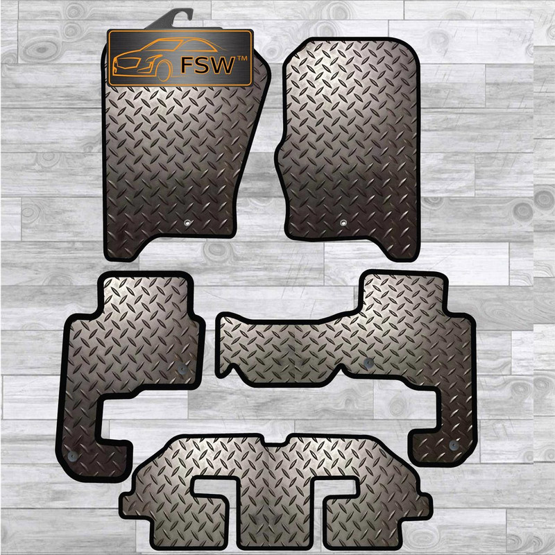 Landrover Discovery 3 04-09 With Clips Tailored 3Mm Rubber Heavy Duty Floor Mats Landrover Discovery 3 04-09 With Clips Tailored 3Mm Rubber Heavy Duty Floor Mats