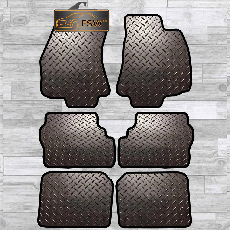 Vauxhall Zafira 98-05 6Pc No Clips Tailored 3Mm Rubber Heavy Duty Car Floor Mats Vauxhall Zafira 98-05 6Pc No Clips Tailored 3Mm Rubber Heavy Duty Car Floor Mats