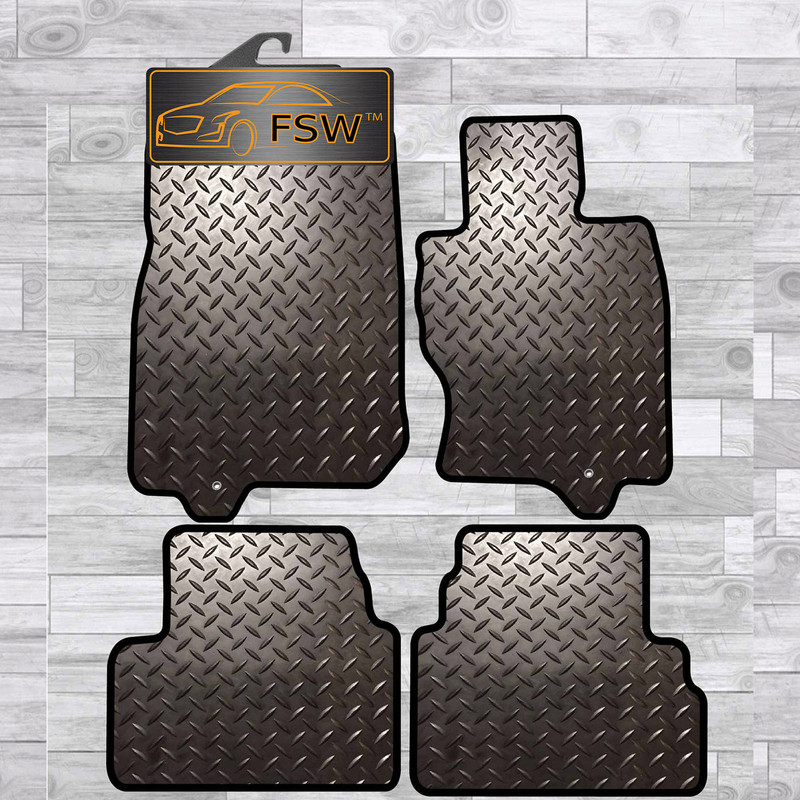 Infiniti G Saloon 2009-On Fully Tailored 3Mm Rubber Heavy Duty Car Floor Mats