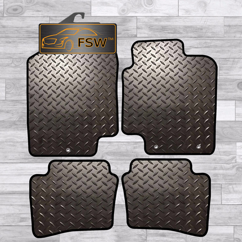 Hyundai I-20 2 Clip 2008-2014 Tailored 3Mm Rubber Heavy Duty Car Floor Mats