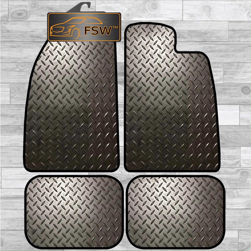 Vw Classic Beetle Over Mats Set Tailored 3Mm Rubber Heavy Duty Car Floor Mats