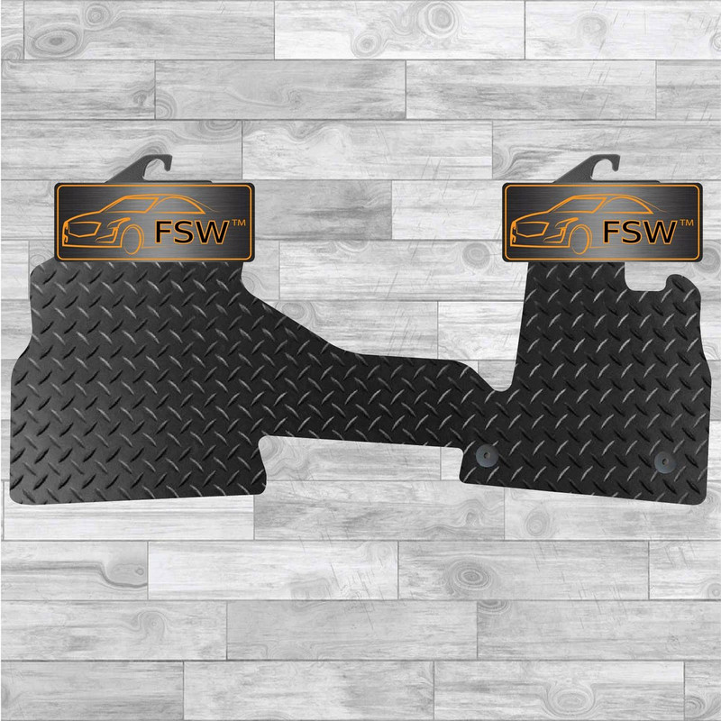 Citroen Berlingo Van 2008-On Multiflex Tailored 3Mm Rubber Heavy Duty Floor Mats